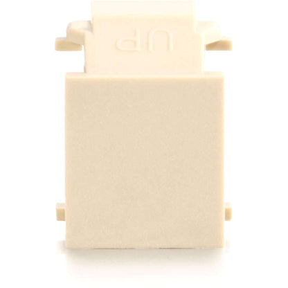 C2G Snap-In Blank Keystone Insert Module - Ivory