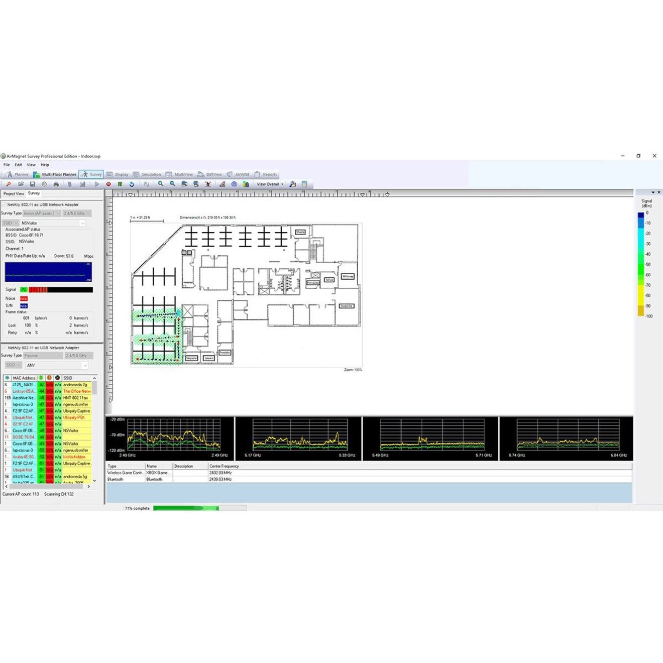 NetAlly AirMagnet Survey Pro with Planner ER Software - License - 1 User