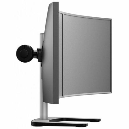Atdec dual/single monitor desk mount - Freestanding base - Loads up to 26.5lb flat or 20lb curved - VESA 75x75 100x100