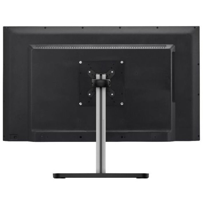 Atdec dual/single monitor desk mount - Freestanding base - Loads up to 26.5lb flat or 20lb curved - VESA 75x75 100x100