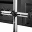 Atdec dual/single monitor desk mount - Freestanding base - Loads up to 26.5lb flat or 20lb curved - VESA 75x75 100x100