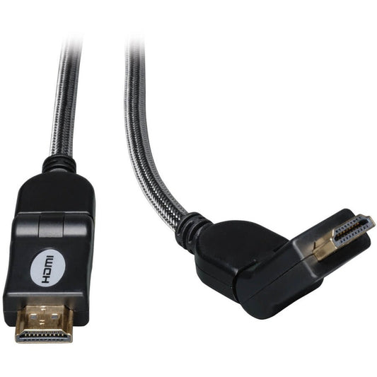 Tripp Lite High-Speed HDMI Cable with Swivel Connectors Digital Video with Audio UHD 4K (M/M) 3 ft. (0.91 m)