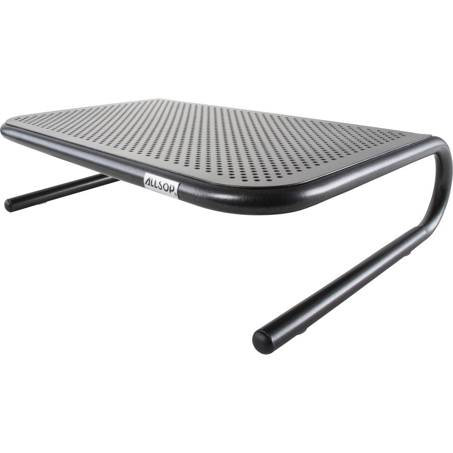 Allsop Metal Art Jr. Monitor Stand 14-Inch Wide Platform - Pearl Black (30165)