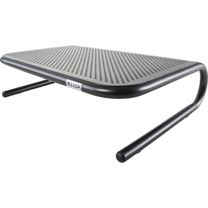 Allsop Metal Art Jr. Monitor Stand 14-Inch Wide Platform - Pearl Black (30165)