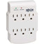 Tripp Lite Protect It! 6-Outlet Low-Profile Surge Protector Direct Plug-In 540 Joules Diagnostic LED