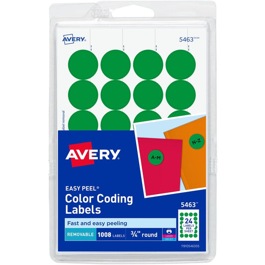 Avery&reg; Color-Coding Labels