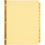 Avery® Preprinted Laminated Tab Dividers Gold Reinforced Binding Edge Jan-Dec Tabs 1 Set (11307)