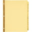 Avery® Preprinted Laminated Tab Dividers Gold Reinforced Binding Edge A-Z-Tab 25 Tabs (11306)