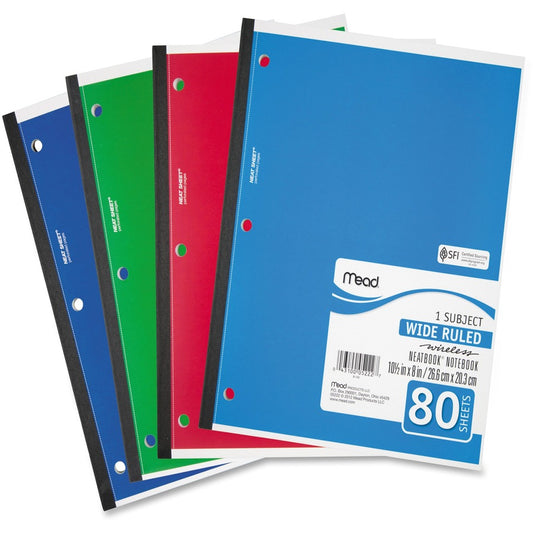 Mead 05222 1-Subject Wireless Notebook