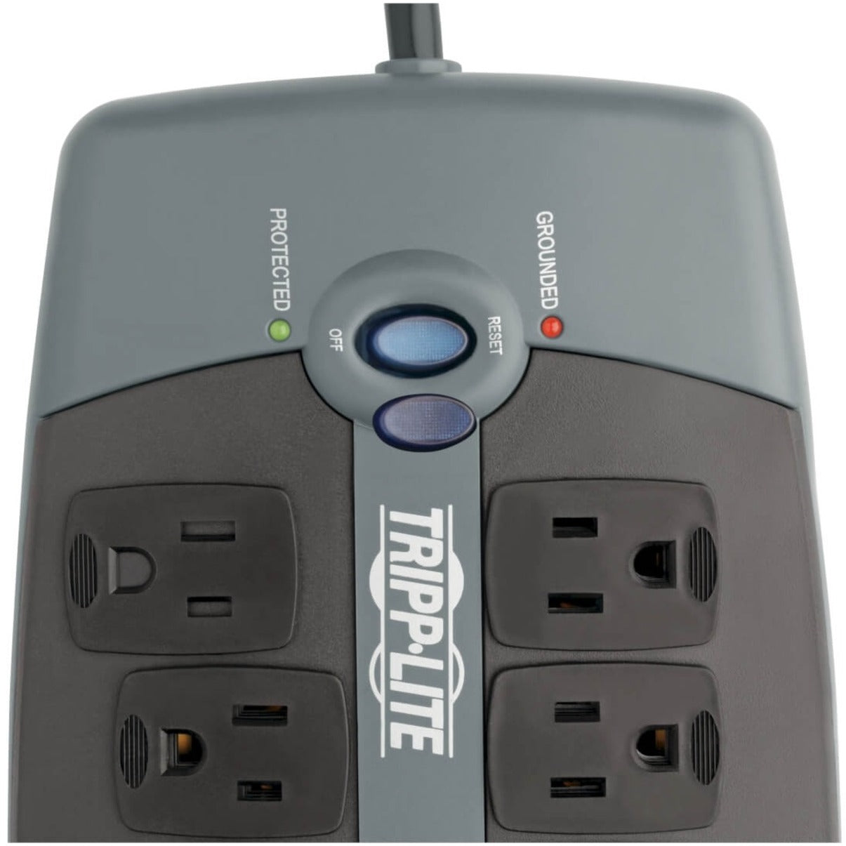 Tripp Lite Protect It! 10-Outlet Surge Protector 8 ft. (2.43 m) Cord 3345 Joules Tel/Modem/Coaxial Protection