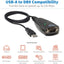 Tripp Lite Keyspan USB to Serial Adapter USB-A Male to DB9 RS232 Male 3 ft. (0.91 m) TAA