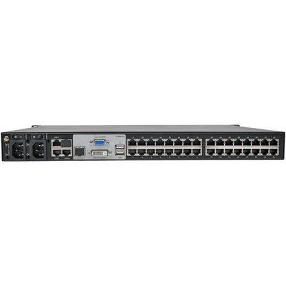 Tripp Lite NetDirector 32-Port Cat5 KVM over IP Switch Virtual Media 2 Remote + 1 Local User 1U Rack-Mount TAA