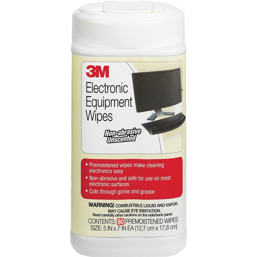 ELECTRONIC EQUIPMENT WIPES 80CT