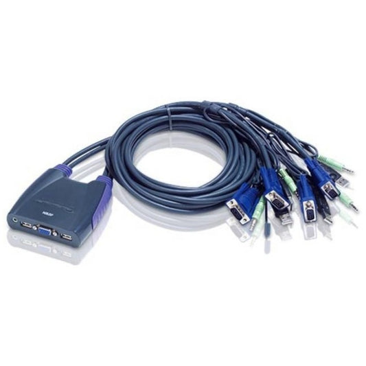 4PORT USB VGA/AUDIO CABLE KVM  