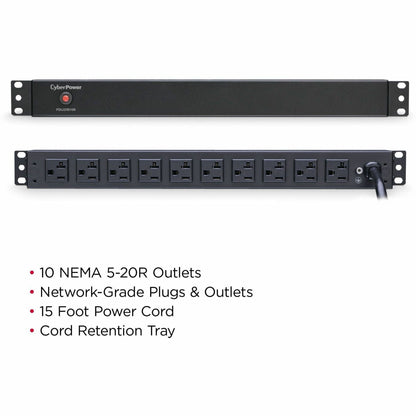 CyberPower PDU20B10R 100 - 125 VAC 20A Basic PDU