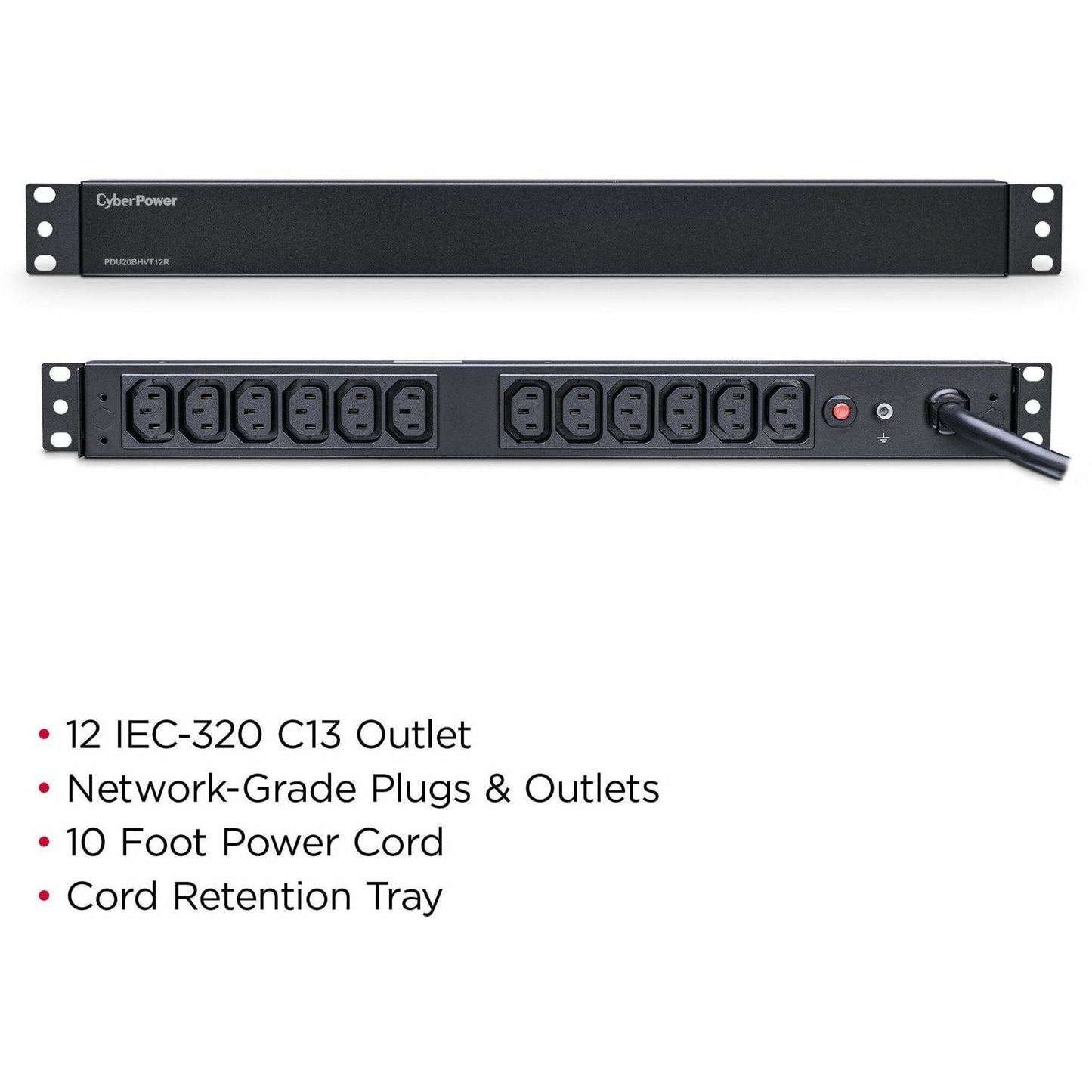 CyberPower PDU20BHVT12R 200 - 230 VAC 20A Basic PDU