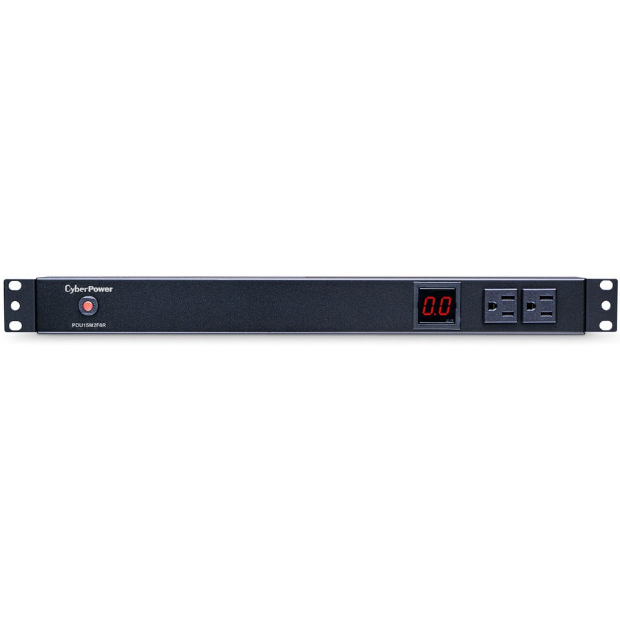 CyberPower PDU15M2F8R Single Phase 100 - 125 VAC 15A Metered PDU