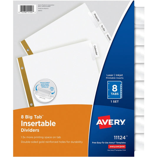 Avery&reg; Worksaver Big Tab Insertable Indexes