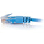 C2G-20ft Cat5e Molded Solid Unshielded (UTP) Network Patch Cable - Blue