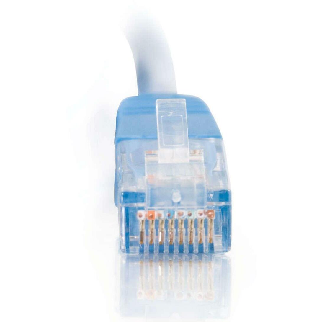 C2G-20ft Cat5e Molded Solid Unshielded (UTP) Network Patch Cable - Blue