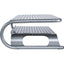 Allsop Metal Art Printer Stand 18 x 9.75 Wide Platform - Pewter (27873)