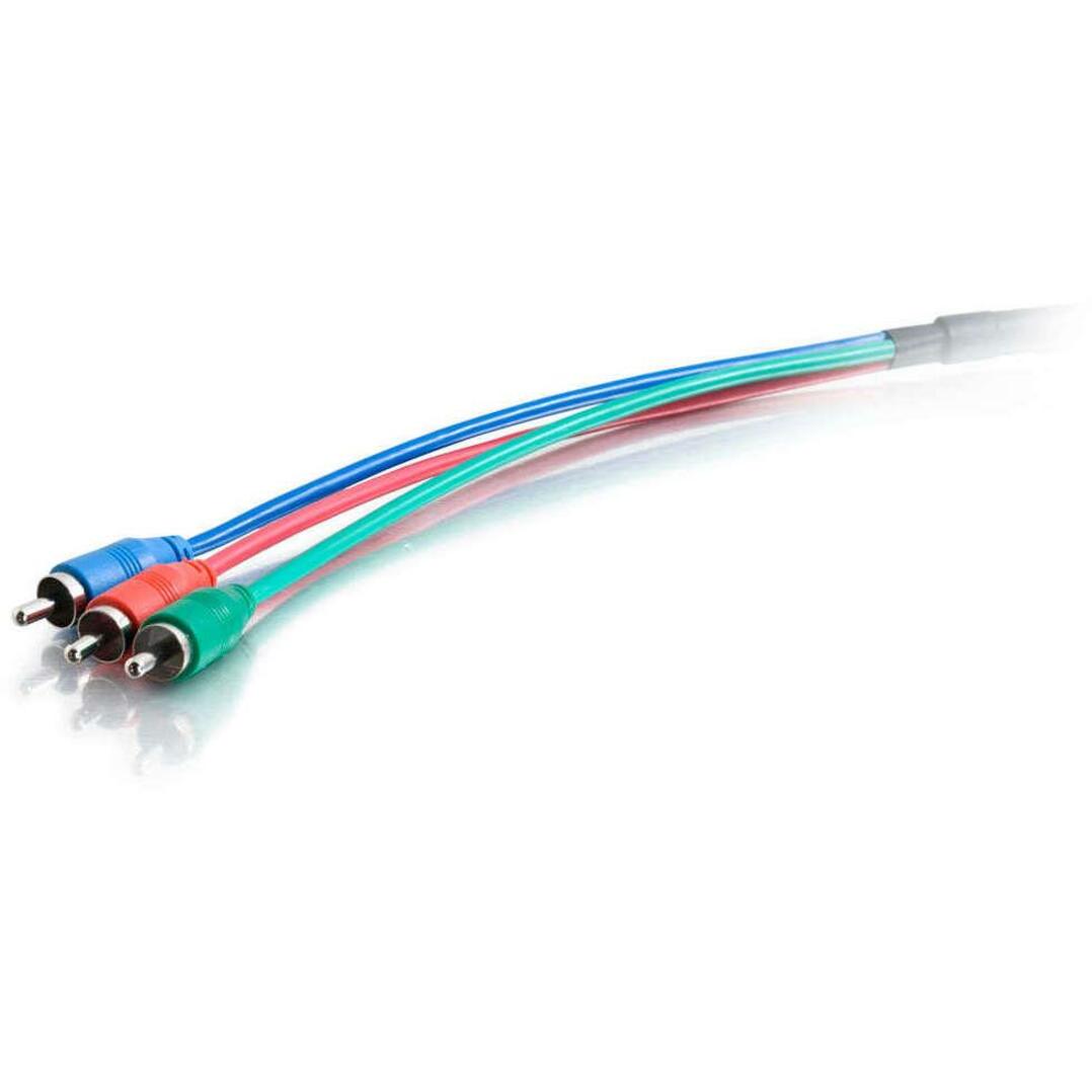 C2G 25ft CMG-Rated Component Video Cable With Low Profile Connectors