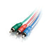 C2G 25ft CMG-Rated Component Video Cable With Low Profile Connectors