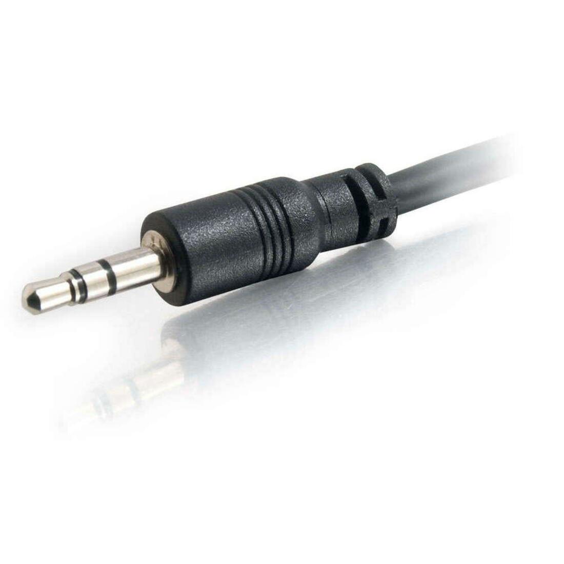 C2G 15ft CMG-Rated 3.5mm Stereo Audio Cable With Low Profile Connectors