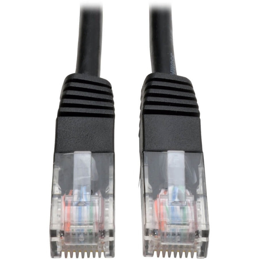 Tripp Lite Cat5e 350 MHz Molded (UTP) Ethernet Cable (RJ45 M/M) PoE Black 6 ft. (1.83 m)