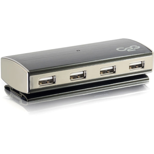 4PORT USB 2.0 ALUMINUM HUB W/  