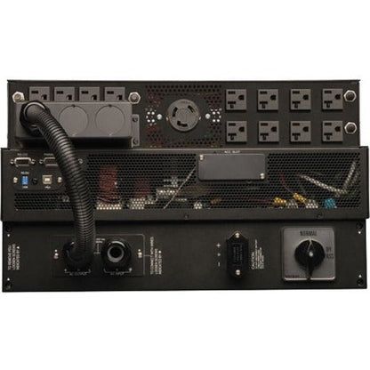 Tripp Lite UPS Smart Online 6000VA 5400W Rackmount 6kVA PDU 208/240V USB DB9 Manual Bypass Hot Swap 6URM