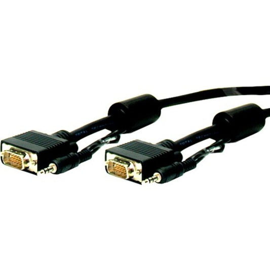 6FT HD15 M/M VGA CABLE W/AUDIO 
