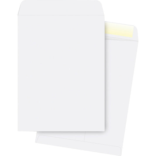 Business Source 28 lb. White Catalog Envelopes