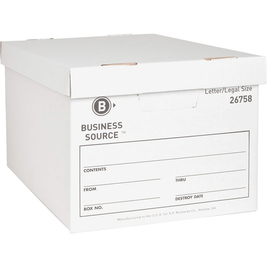 Business Source Lift-off Lid Heavy-Duty Storage Box