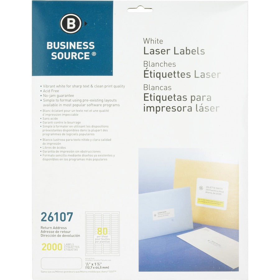 Business Source Address Laser Labels