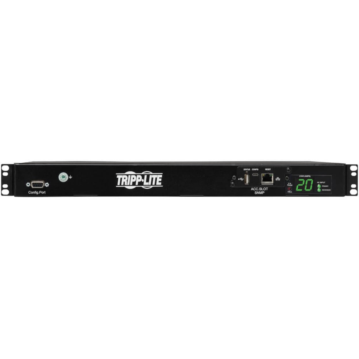 Tripp Lite PDU Switched ATS 200-240V 16/20A 8 C13 2 C19 C20 Horizontal 1URM