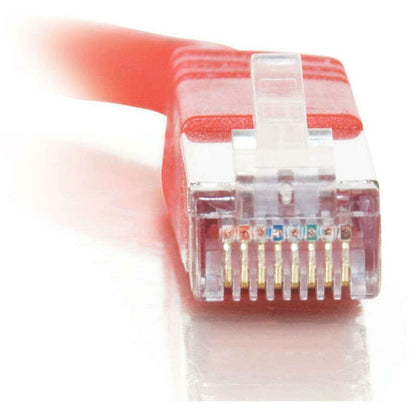 C2G-7ft Cat5e Molded Shielded (STP) Network Patch Cable - Red