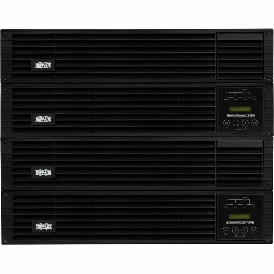 Tripp Lite UPS Smart Online 12000VA 10800W Rackmount 12kVA PDU 200V-240V USB DB9 Manual Bypass Hot Swap 8U