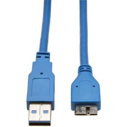 Tripp Lite USB 3.0 SuperSpeed Device Cable (A to Micro-B M/M) Blue 3 ft. (0.91 m)