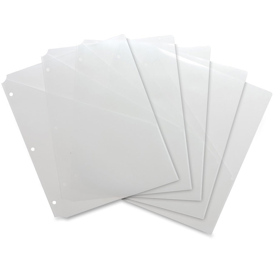 Business Source Poly Binder Pockets