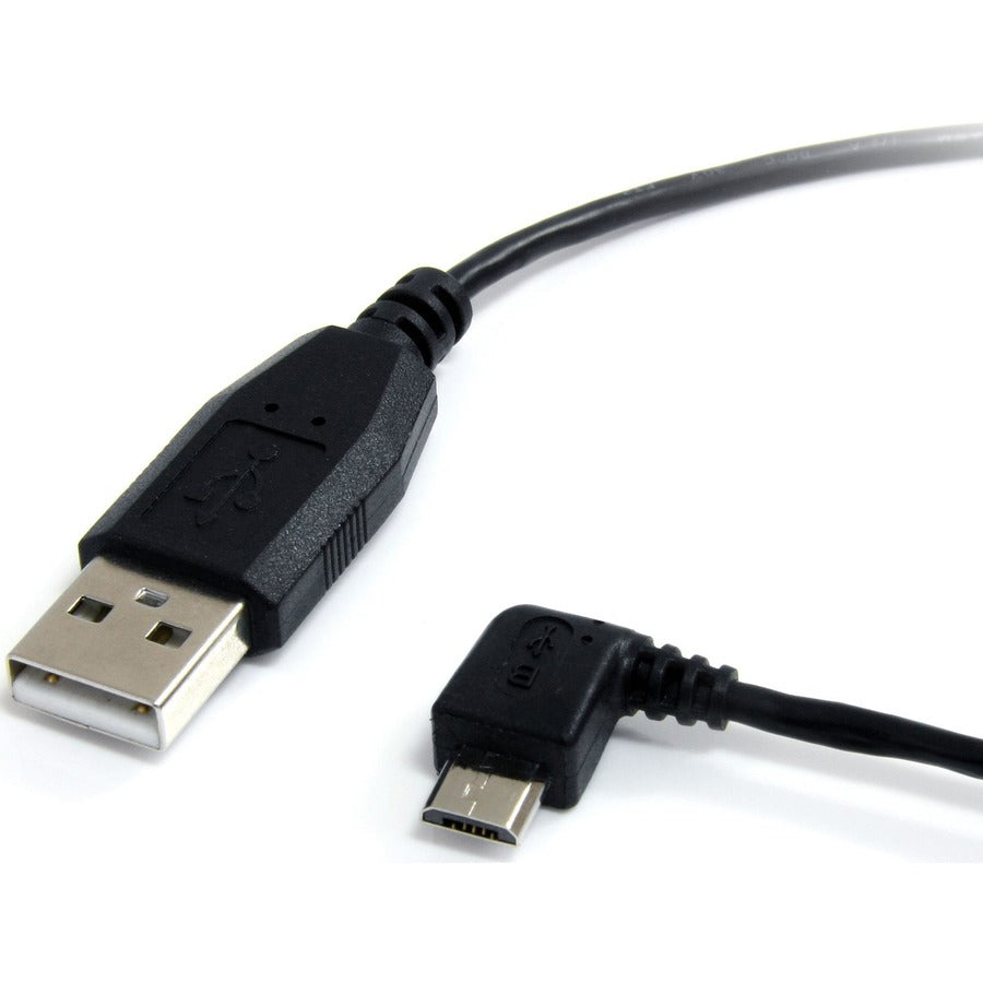 LEFT ANGLE MICRO USB CABLE 6FT 