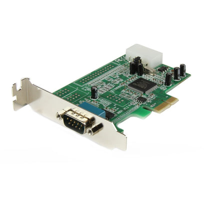 StarTech.com 1-port PCI Express RS232 Serial Adapter Card - PCIe Serial DB9 Controller Card 16550 UART - Low Profile - Windows/Linux