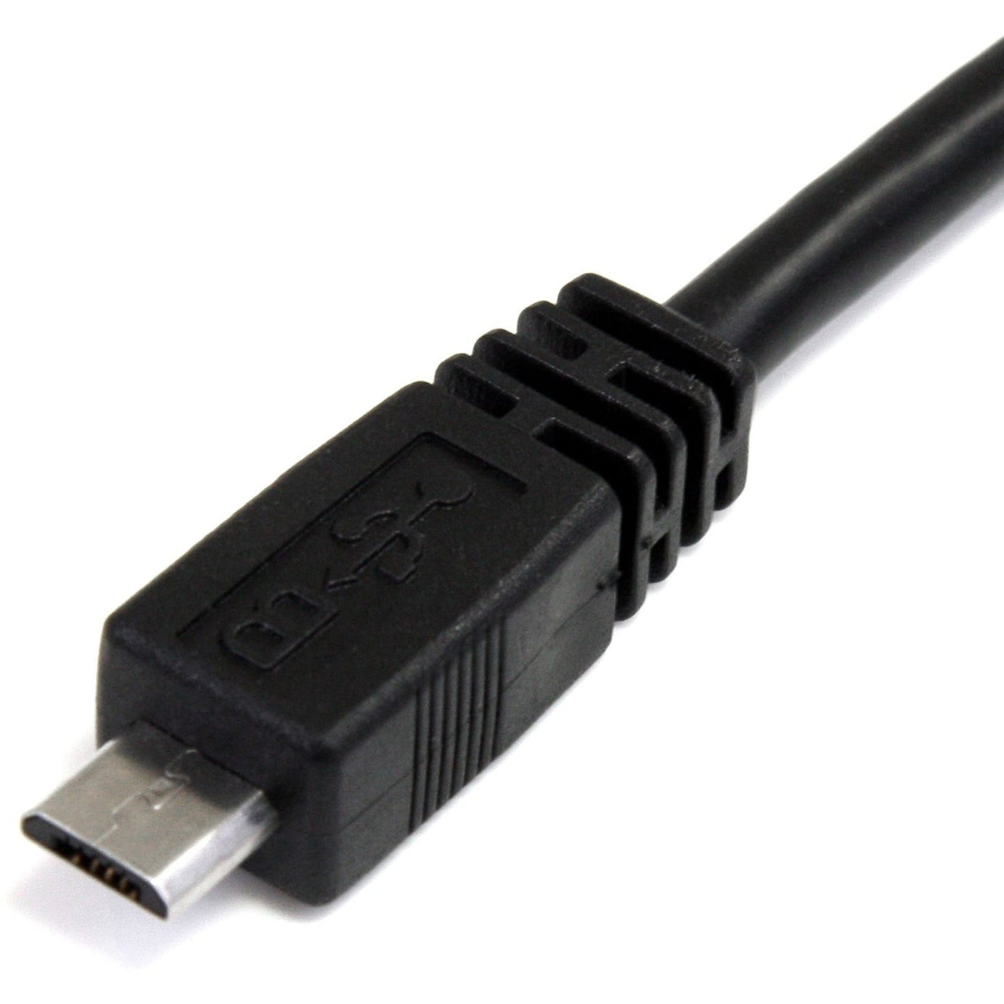 StarTech.com 1 ft USB Y Cable for External Hard Drive - Dual USB A to Micro B