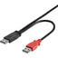 3FT USB Y CABLE USB A MICRO USB