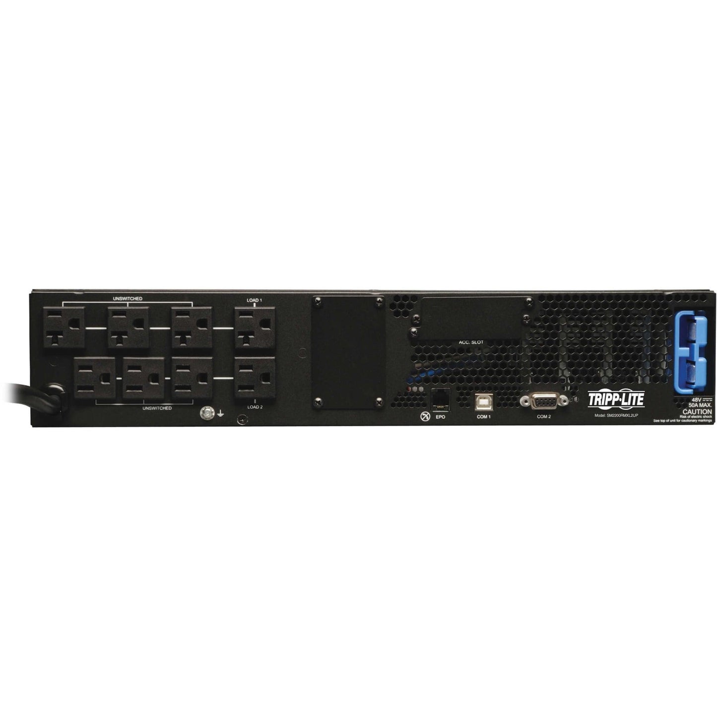 Tripp Lite UPS Smart 2200VA 1920W Rackmount AVR 120V Pure Sine Wave Extended Run LCD USB DB9 2URM