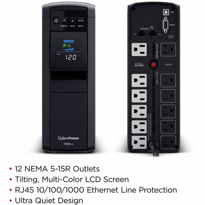 CyberPower CP1350PFCLCD PFC Sinewave UPS Systems