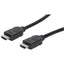 Manhattan HDMI Male to Male High Speed Shielded Cable with Ethernet 10' Black