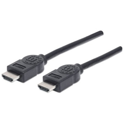 Manhattan HDMI Male to Male High Speed Shielded Cable 6' Black