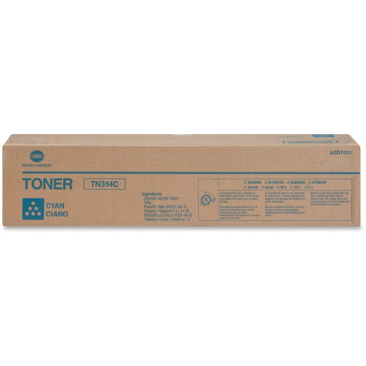 Konica Minolta TN314C Original Toner Cartridge