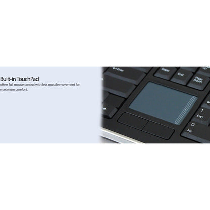 Adesso Wireless Desktop Touchpad Keyboard